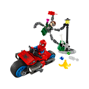 Image : LEGO 76275 La course-poursuite en moto: Spider-Man contre Docteur Octopus
