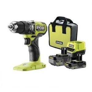 Image : RYOBI Perceuse-visseuse a percussion BRUSHLESS RPD18BL1-2C42S