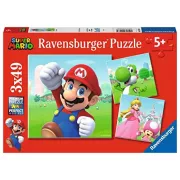 Ravensburger Puzzles 3x49 p - Super Mario