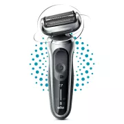 Braun Series 7 71-S1000s Rasoir a grille Argent