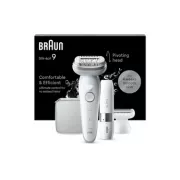 BRAUN Silk Epil 9 9-341 BLANC-ARGENT