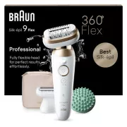 Braun Silk epil 9 Flex SES 9-071 3D Blanc et Dore
