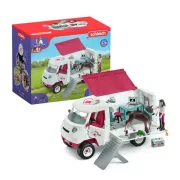 SCHLEICH Veterinaire Mobile avec Poulain Hanovrien