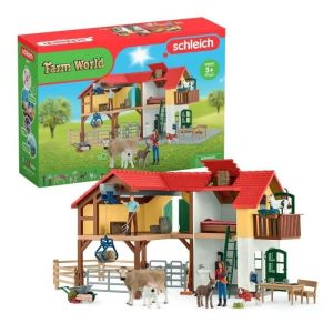 Image : SCHLEICH Ferme avec etable et animaux