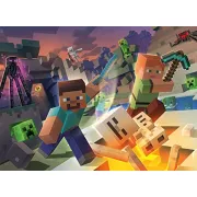 Ravensburger Puzzle 100 p XXL - Monstres de Minecraft