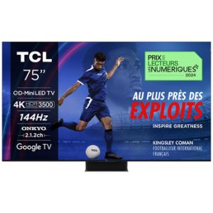 Image : TV TCL 75C89B Mini-LED 75'