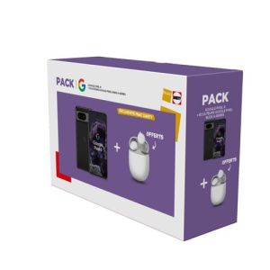 Image : Pack Google Pixel 8 128 Go Noir Volcanique + Pixel Buds A Blanc