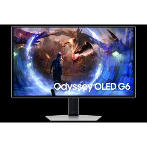 Image : Samsung Odyssey OLED G6 27' G60SD - Argente LS27DG600SUXEN