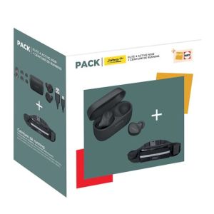 Image : Pack Jabra Elite 4 Active sport Noir + ceinture Running