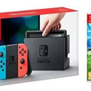 Nintendo Switch avec Joy-Con - Neon + The Legend of Zelda : Breath of the Wild