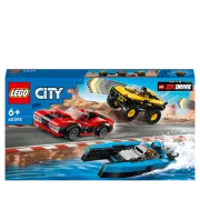 LEGO 60395 City - Le pack de vehicules de course