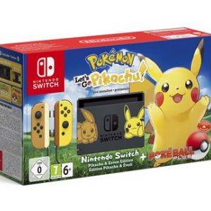 Image : Nintendo Switch Pokemon Let's Go Pikachu ! Edition Pikachu et evoli