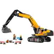 LEGO City 60420 La pelleteuse de chantier jaune