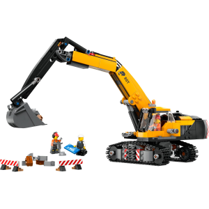 Image : LEGO City 60420 La pelleteuse de chantier jaune