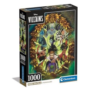 Image : Puzzle Disney Villains – 1000 pieces Clementoni Collection –
