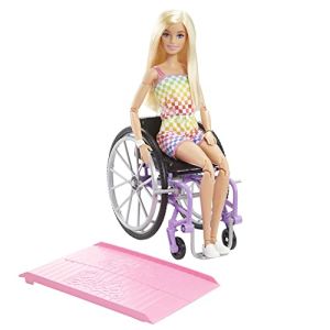 Image : Barbie Fashionistas et Son Fauteuil Roulant et rampe