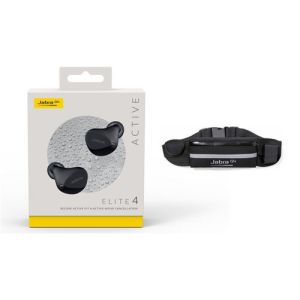 Image : Jabra Elite 4 Active Noir + Ceinture Running 2024