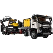 LEGO Technic 42175 Camion Volvo FMX et pelleteuse electrique EC230
