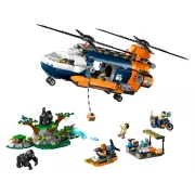 LEGO City 60437 L'helicoptere de l'explorateur de la jungle au camp de base