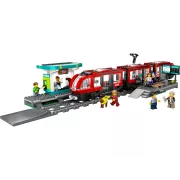 LEGO City 60423 Le tramway et la station du centre-ville