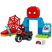 LEGO Spider-Man 10424 L'aventure en moto de Spin