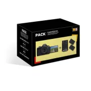 Pack EOS R50 + RF-S 18-45mm f/4.5-6.3 IS STM + RF-S 55-210mm f/5-7.1 IS STM + 2eme batterie + chargeur CANON