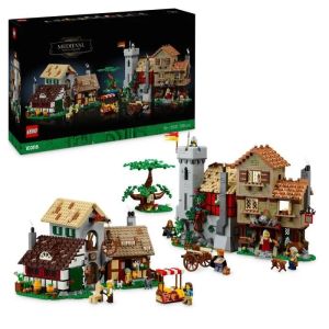 Image : LEGO Icons 10332 La place de la ville medievale