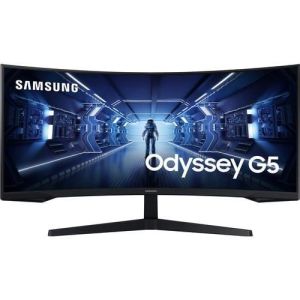 Image : Samsung Odyssey G5 - G55T Ecran PC 34' Incurve LC34G55TWWPXEN