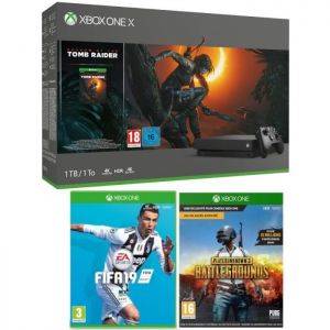 Image : Xbox One X 1 To Shadow of The tomb Raider + Fifa 19 + PUBG