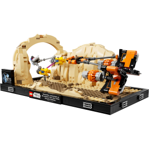 Image : LEGO Star Wars 75380 Diorama de la course de podracers de Mos Espa