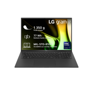 Image : PC Portable LG gram 17 - Intel Core i7 - 16 Go RAM - 1 To