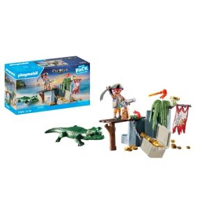 Image : Playmobil 71473 Pirate avec Alligator