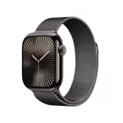 APPLE Watch Series 10 GPS + Cellular 42mm Titane Ardoise / Milanais Ardoise - MX053QF/A