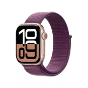 APPLE Watch Series 10 GPS 42mm Aluminium Rose Gold avec Boucle Sport Prune - MWWK3QF/A