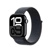 APPLE Watch Series 10 GPS 42mm Aluminium Noir de Jais avec Boucle Sport Encre Violette - MWWG3QF/A