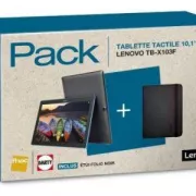Pack TAB 10 X103F + etui folio noir