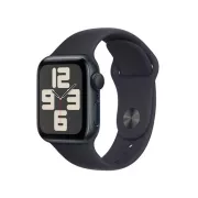 Apple Watch SE GPS 40 mm Aluminium Minuit avec Bracelet Sport Minuit M/L - MXE93QF/A