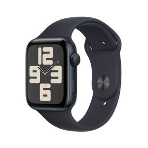 Image : Apple Watch SE GPS + Cellular 44 mm Aluminium Minuit avec Bracelet Sport Minuit S/M - MXGL3QF/A