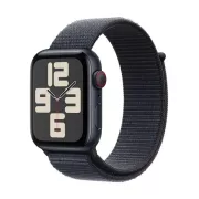 Apple Watch SE GPS + Cellular 44 mm Aluminium Minuit avec Boucle Sport Encre Violette - MXGN3QF/A