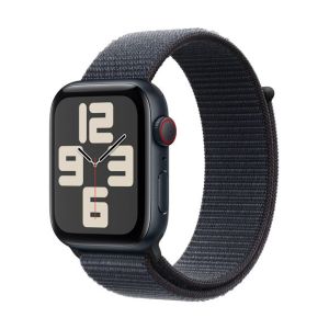 Image : Apple Watch SE GPS + Cellular 44 mm Aluminium Minuit avec Boucle Sport Encre Violette - MXGN3QF/A