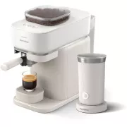 PHILIPS BAR303/00 Milky White + mousseur a lait Expresso broyeur