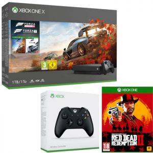 Image : Xbox One X 1 To Forza Horizon 4 + 2e manette + Red Dead Redemption 2