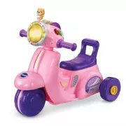 VTech - Porteur Scooter Interactif 3 en 1 Rose