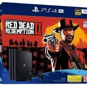 PS4 Pro 1 To G noir + Red Dead Redemption 2