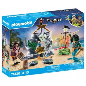 Image : Playmobil Pirates 71420 Pirate avec tresor