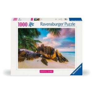 Image : Puzzle 1000 pieces Ravensburger Les Seychelles iles de reve
