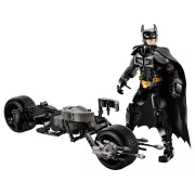 LEGO DC 76273 La figurine de Batman a construire et la moto Bat-Pod