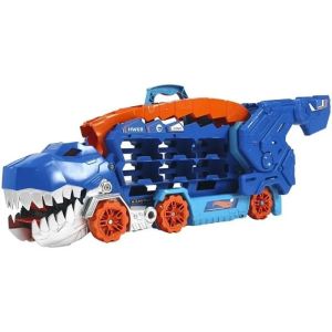 Image : Hot Wheels City Transporteur T-Rex pour +20 voitures