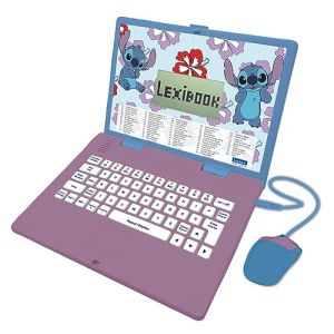 Image : Lexibook Ordinateur educatif bilingue Disney Stitch
