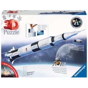 Image : RAVENSBURGER Puzzle 3D Fusee spatiale Saturne V NASA